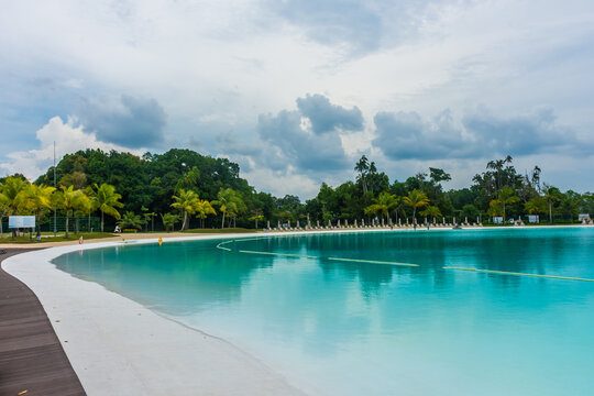 Beautiful tropical beach in Bintan Island, Indonesia