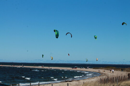 surfing in Rewa in Poland.