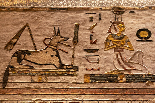 Anubis Name In Hieroglyphics