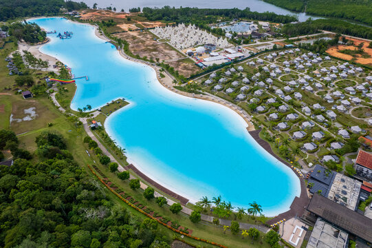 Aerial View of Treasure Bay Bintan, South-East Asia’ First Crystal Lagoons