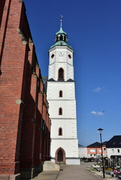 church of Saint Bartholomew in town Kravare in Czech republic