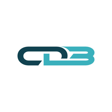 Letter CDB Modern Geometric Business Icon Creative Technology Logo