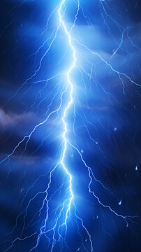 Blue lightning background