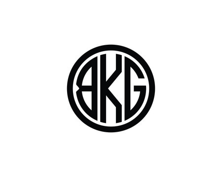 BKG Logo design vector template. BKG