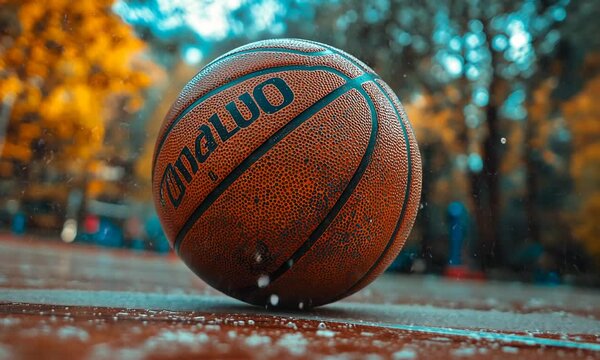 Basketball on a Court