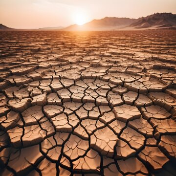 Barren Ground Texture: Abstract Background