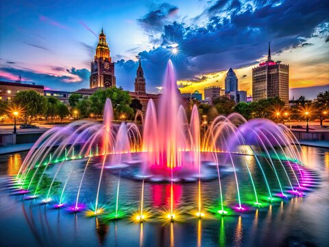 Majestic Fountains in Kansas City Showcasing Water Displays and Urban Landscape Beauty