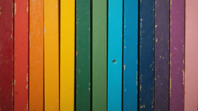 A Spectrum of Colorful Wooden Blocks: Creative Learning Tools for Early Childhood Education and Playroom Decor