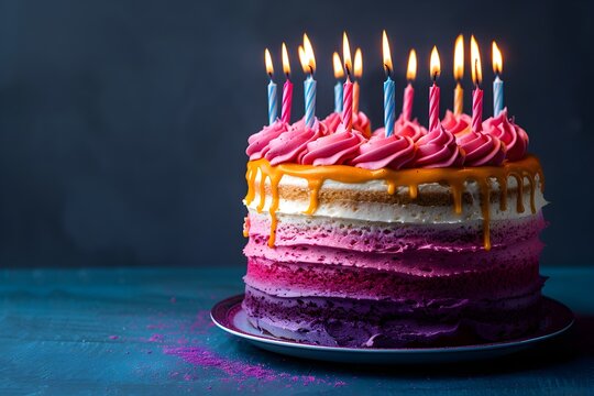 Happy 16th birthday, 20th birthday, 21st birthday, happy 21st birthday, 30th birthday, 40th birthday, 50th birthday, 60th birthday, 70th birthday. Copy space for text.