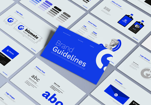 Modern And Clean Brand Guidelines Design Layout