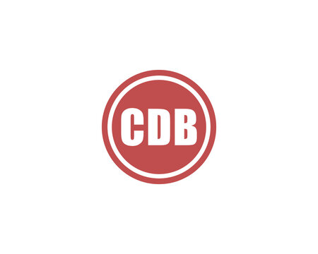 CDB logo design vector template. CDB