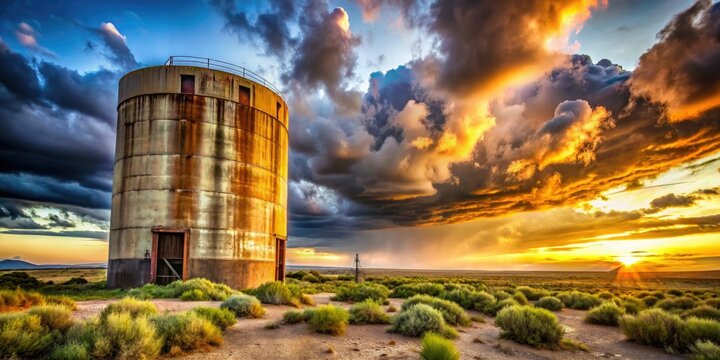 Titan Missile Silo Cold War Era Abandoned Military Base Historical Site USA Photo