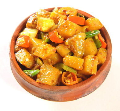 Aloo Tarkari Top View