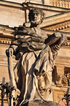 Statue of St. Bartholomew, sacred art