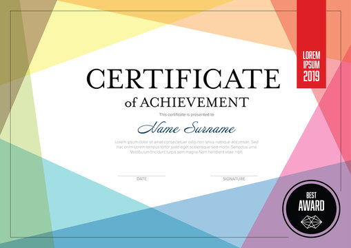 Certificate Template Red Blue Images – Browse 12,595 Stock Photos, Vectors,  and Video | Adobe Stock