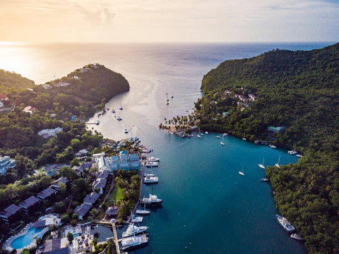 Marigot Bay Drone