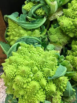 Romanescus veggies in local market