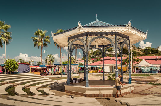 Le kiosque de Marigot à Saint-Martin