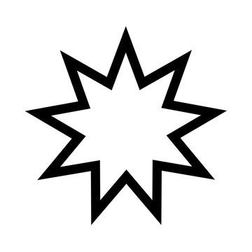 Bahai star religious symbol