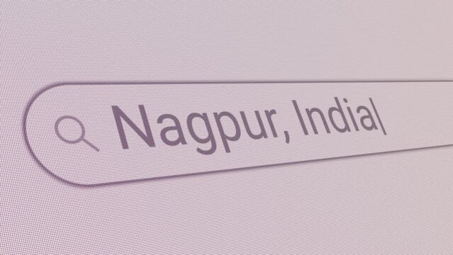 Search Bar Nagpur India 
Close Up Single Line Typing Text Box Layout Web Database Browser Engine Concept