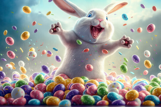 Easter Bunny easter rabbit computer HD wallpaper  Pxfuel