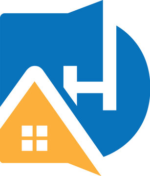 DAH Real Estate Logo design