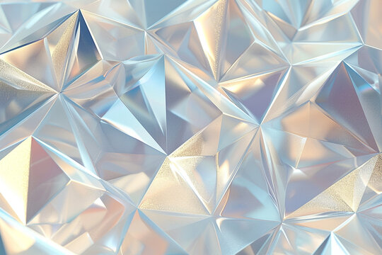 Luxury and opulence are highlighted by platinum in this radiant geometric diamond design.