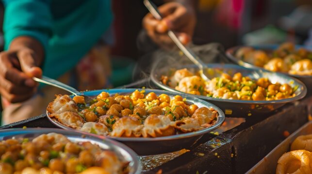 Indian street food is a popular and delicious way to experience the country's rich culture and heritage