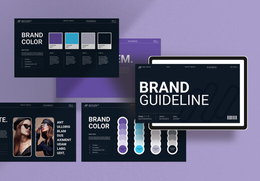 Brand Guideline Presentation Layout