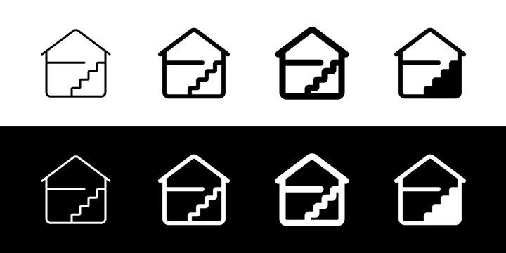 Editable house floor, layout vector icon. Property, real estate, construction, mortgage, interiors. Part of a big icon set family. Perfect for web and app interfaces, presentations, infographics, etc