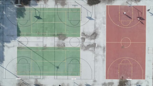 Basketball Court from Above