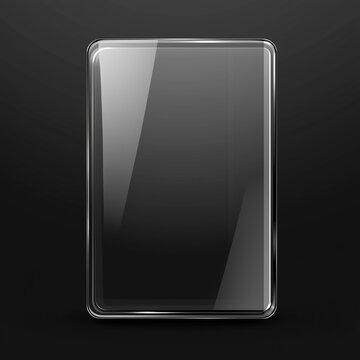 glass texture on black background