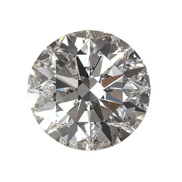 diamond from an angle with a very light white