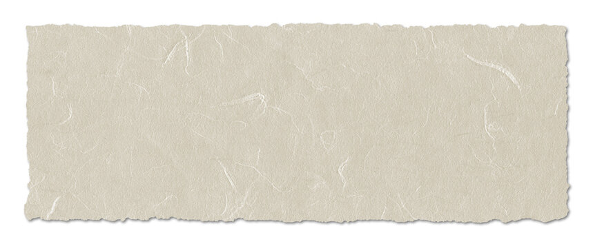 Natural japanese recycled paper texture. Horizontal banner background