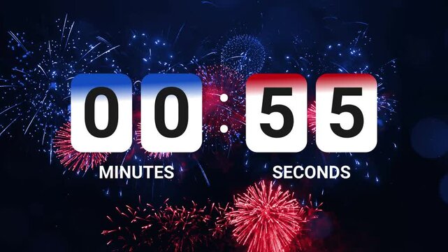 1 minute countdown timer happy new year