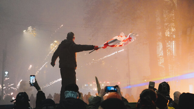 Protest In Georgia Against Government