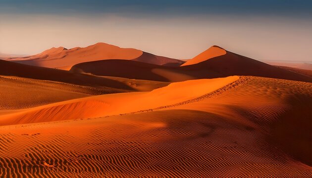 Dunas rojizas que evocan terrenos marcianos