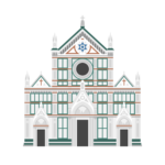 Basilica di Santa Croce Illustration