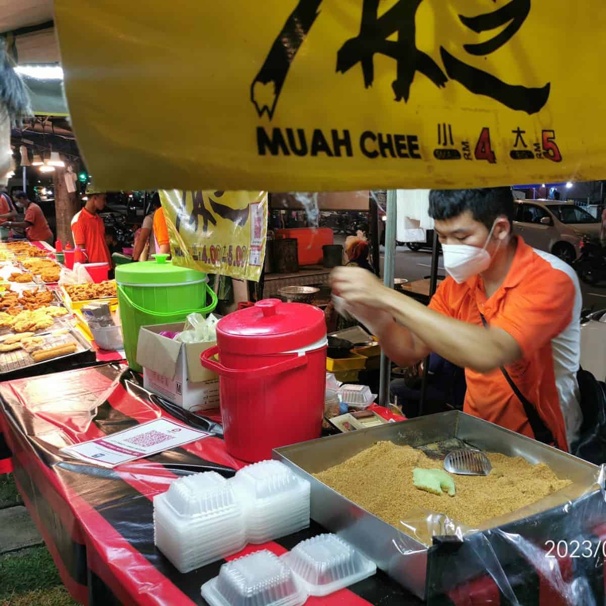 Pasar Malam Jalan Van Praagh muah chee