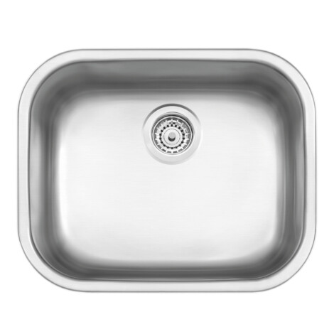 Tramontina: S/Steel Built-In Wash Basin : Single Bowl+Waste, Satin 50x40cm #94025102 1