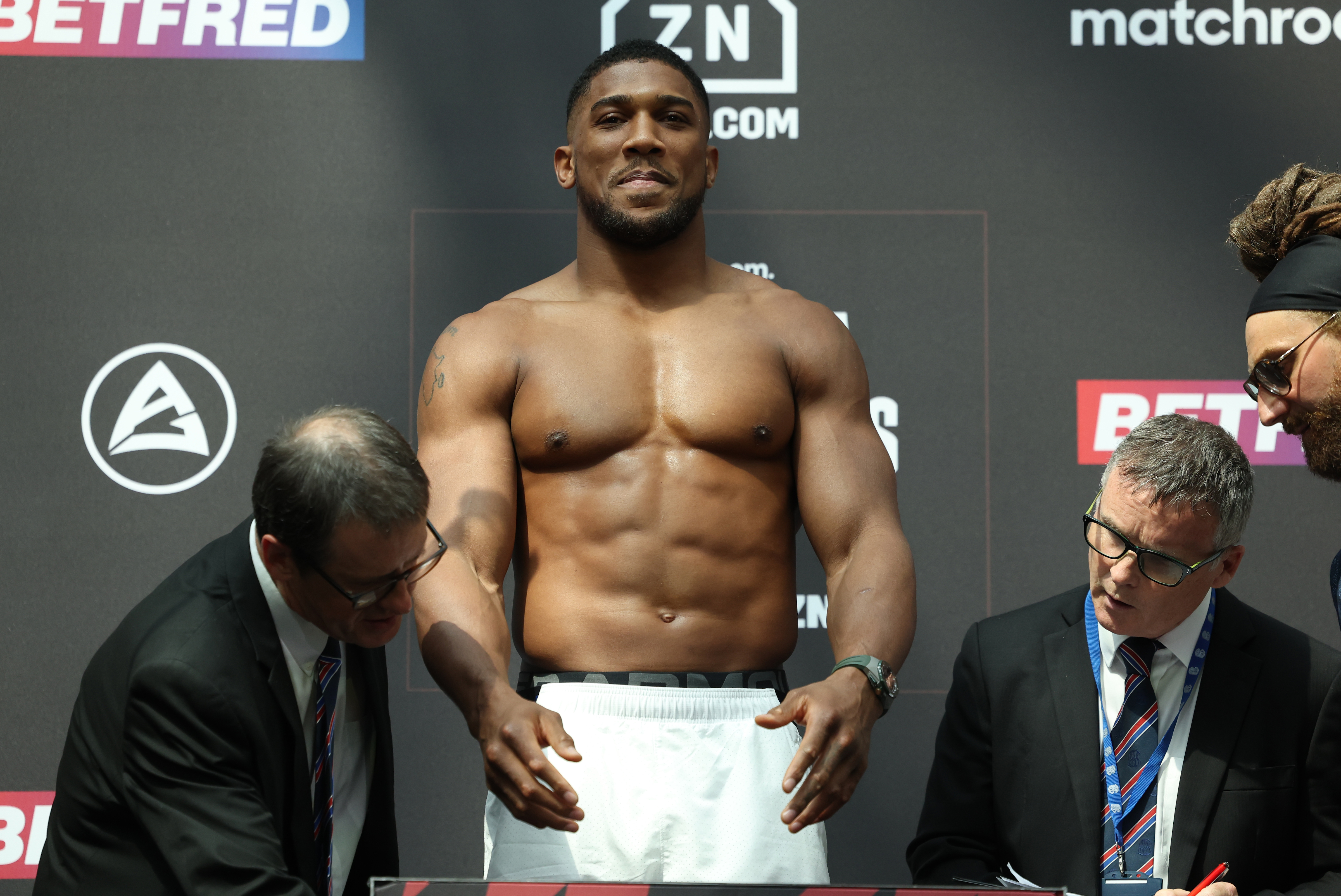 Joshua takes to the ring on Saturday to face Robert Helenius