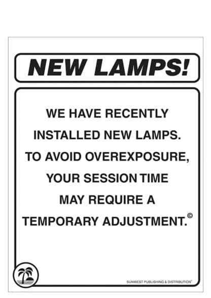 New lamps, adjust session time.