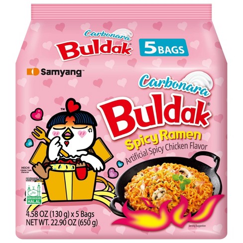 Buldak Samyang Carbonara Ramen - 5ct / 22.95oz - image 1 of 4