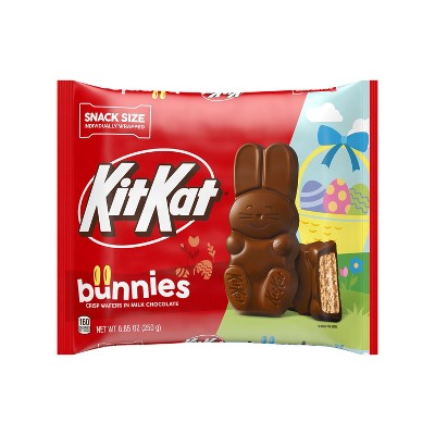 Kit Kat Crisp Wafers In Milk Chocolate Bunnies Snack Size Easter Candy - 8.85oz