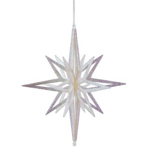 Vickerman 3D Glitter Star Ornament - 1 of 2