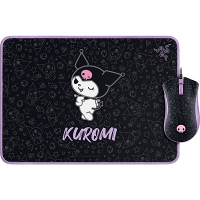 Razer DeathAdder Essential and Goliathus Mouse Mat Bundle - Kuromi Edition