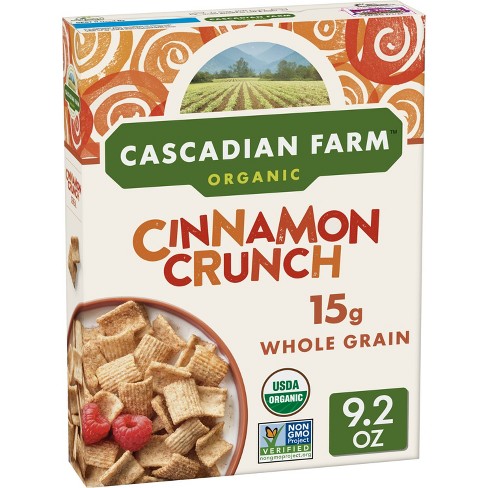 Cascadian Farm Organic Cinnamon Crunch Breakfast Cereal 9 2oz Target