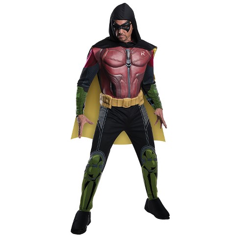 Rubie's Men's Dc Comics Arkham Asylum Robin Costume - Size Medium - Red :  Target