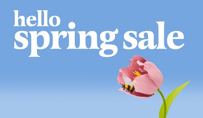 hello spring sale