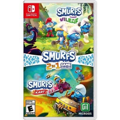 Smurfs 2 In 1 Game Collection: Mission Vileaf And Smurfs Kart - Nintendo Switch